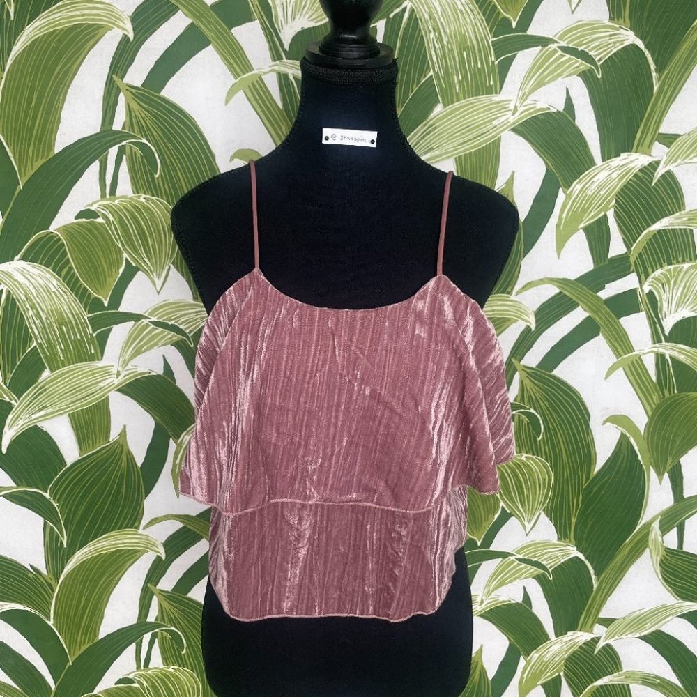 Zara Velvet Crop